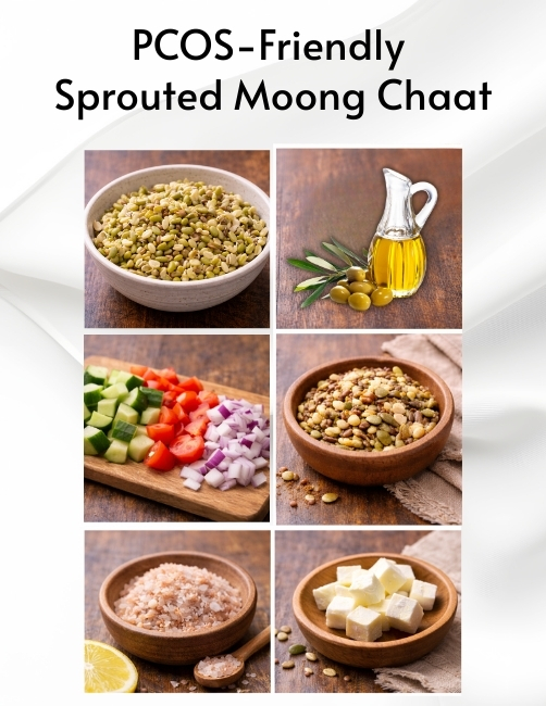 PCOS-Friendly Sprouted Moong Chaat
