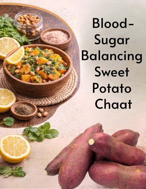 Blood-Sugar Balancing Sweet Potato Chaat