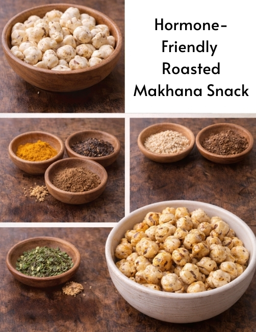 Hormone-Friendly Roasted Makhana Snack